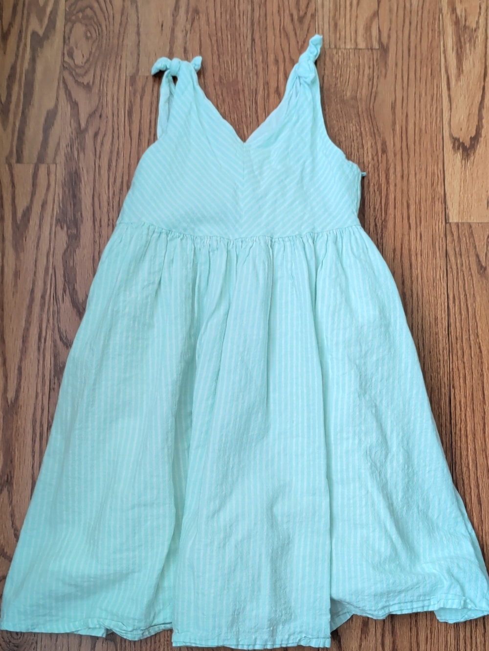 Light Mint Sleeveless Girls' Sundress